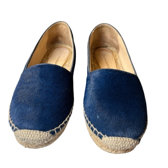 Paloma Barcelo Women's Pony-Style Espadrilles In Navy Size 39 - Picture 1 of 9